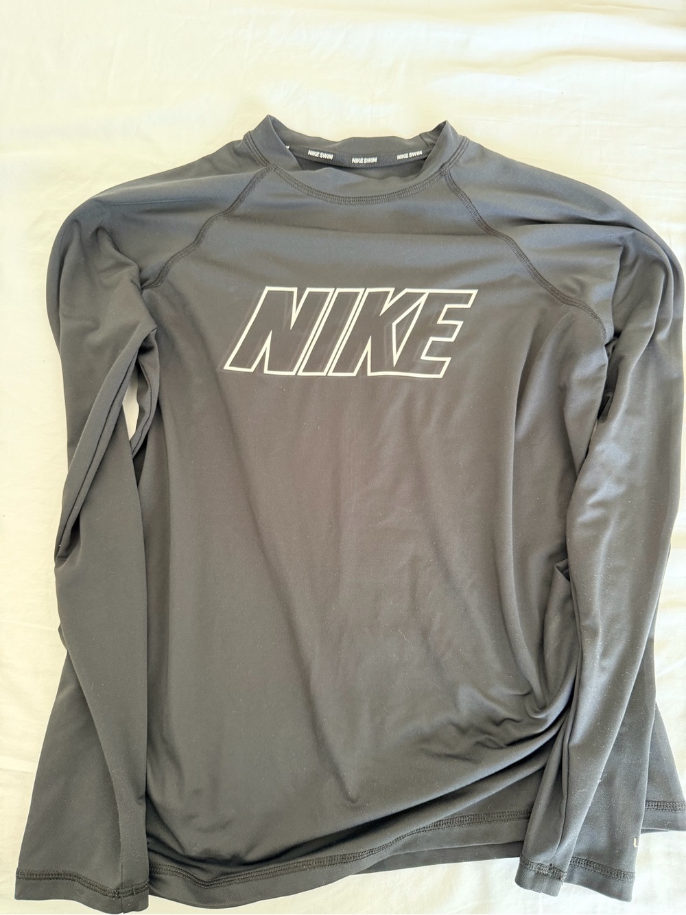 Nike Black Long Sleeve Logo Performance Shirt